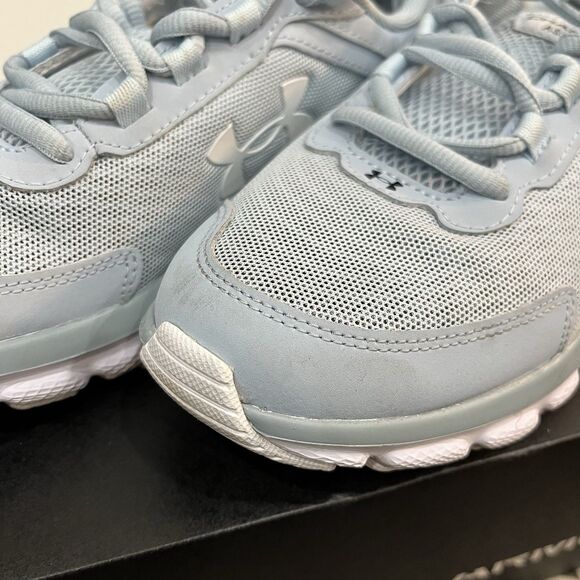 Women’s Under Armour Charged Assert 9 Running Shoes Women’s Size 8 Blue/Gray - Picture 2 of 7